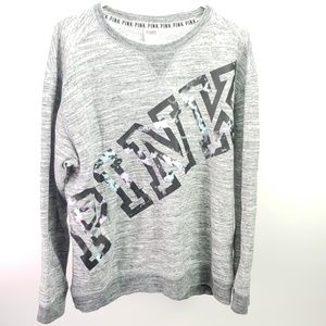 Pink Victoria's Secret Cozy Sweatshirt Lounge Top
